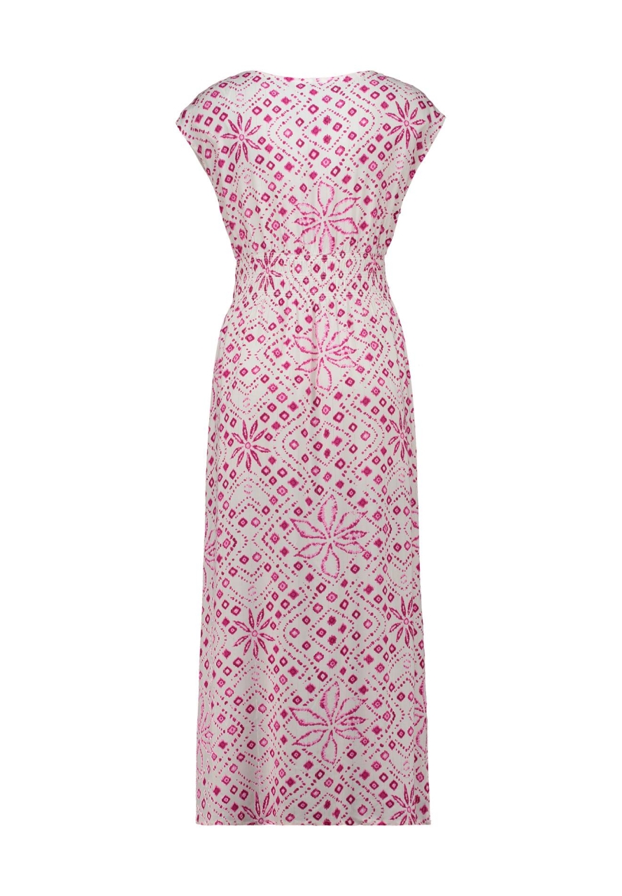 Dámske vzorované midi šaty ZABAIONE BASIMA PINK 3